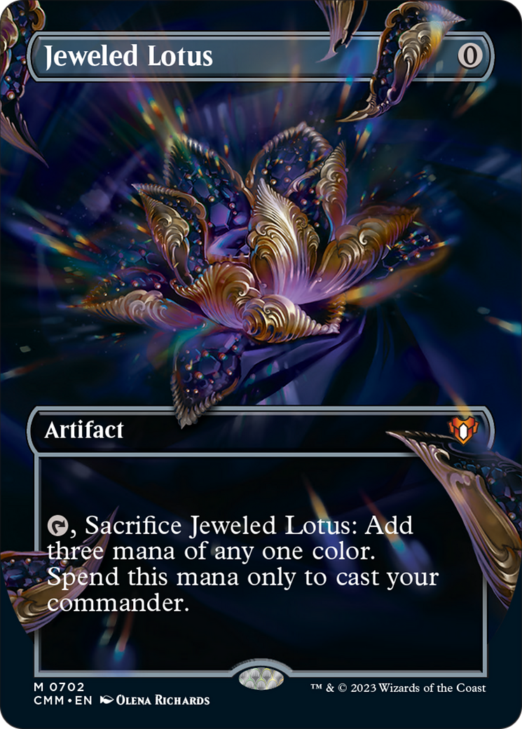 Jeweled Lotus (Borderless Frame Break) [Commander Masters] | Cracking-Singles