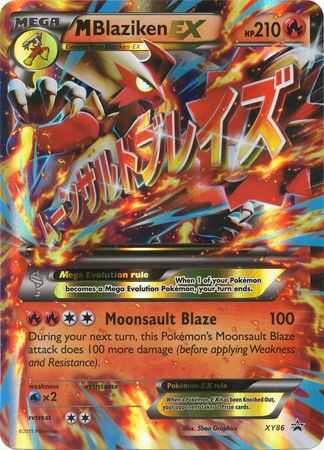 M Blaziken EX (XY86) (Jumbo Card) [XY: Black Star Promos] | Cracking-Singles