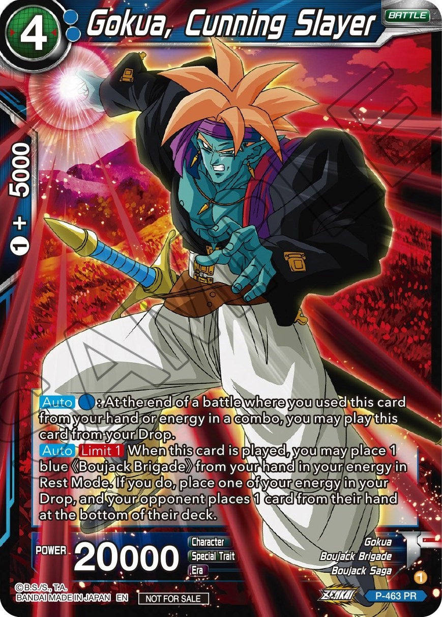 Gokua, Cunning Slayer (Z03 Dash Pack) (P-463) [Promotion Cards] | Cracking-Singles