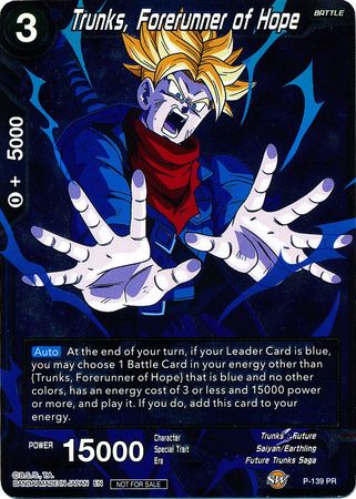 Trunks, Forerunner of Hope (P-139) [Promotion Cards] | Cracking-Singles