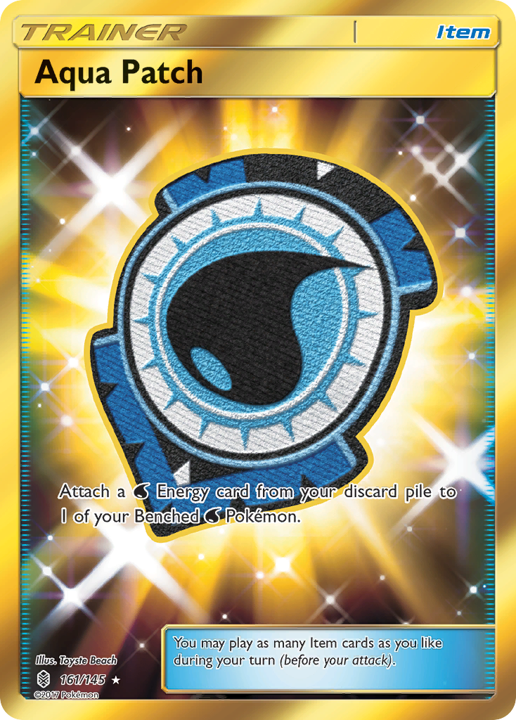 Aqua Patch (161/145) [Sun & Moon: Guardians Rising] | Cracking-Singles