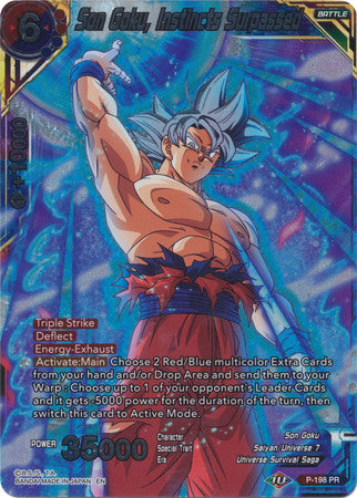 Son Goku, Instincts Surpassed (P-198) [Promotion Cards] | Cracking-Singles