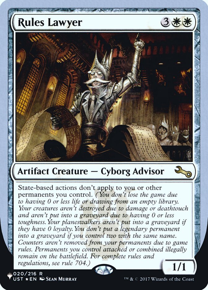 Rules Lawyer (Unfinity Foil Edition) [The List] | Cracking-Singles