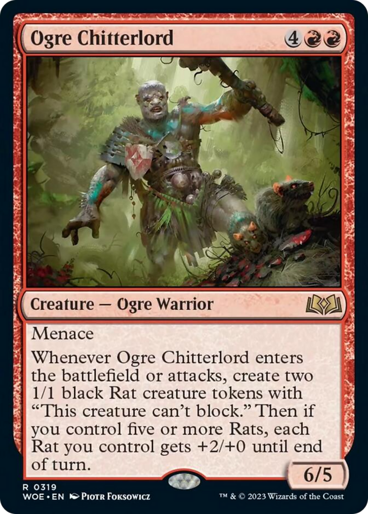 Ogre Chitterlord [Wilds of Eldraine] | Cracking-Singles