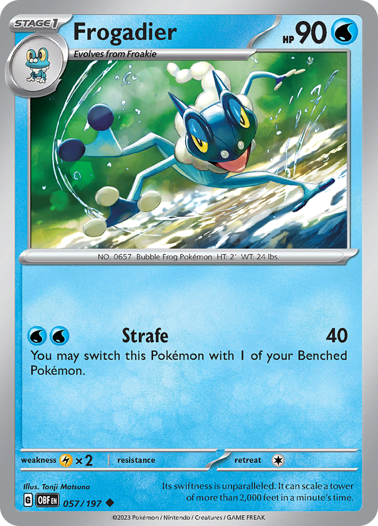 Frogadier (057/197) [Scarlet & Violet: Obsidian Flames] | Cracking-Singles