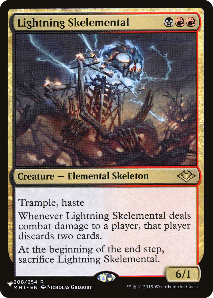 Lightning Skelemental [The List] | Cracking-Singles