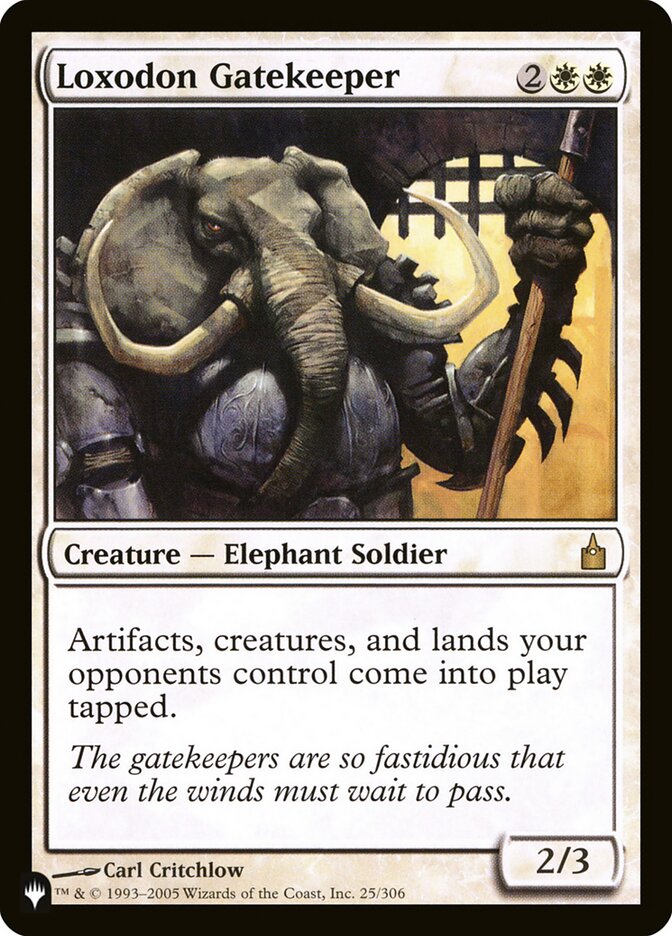 Loxodon Gatekeeper [The List] | Cracking-Singles