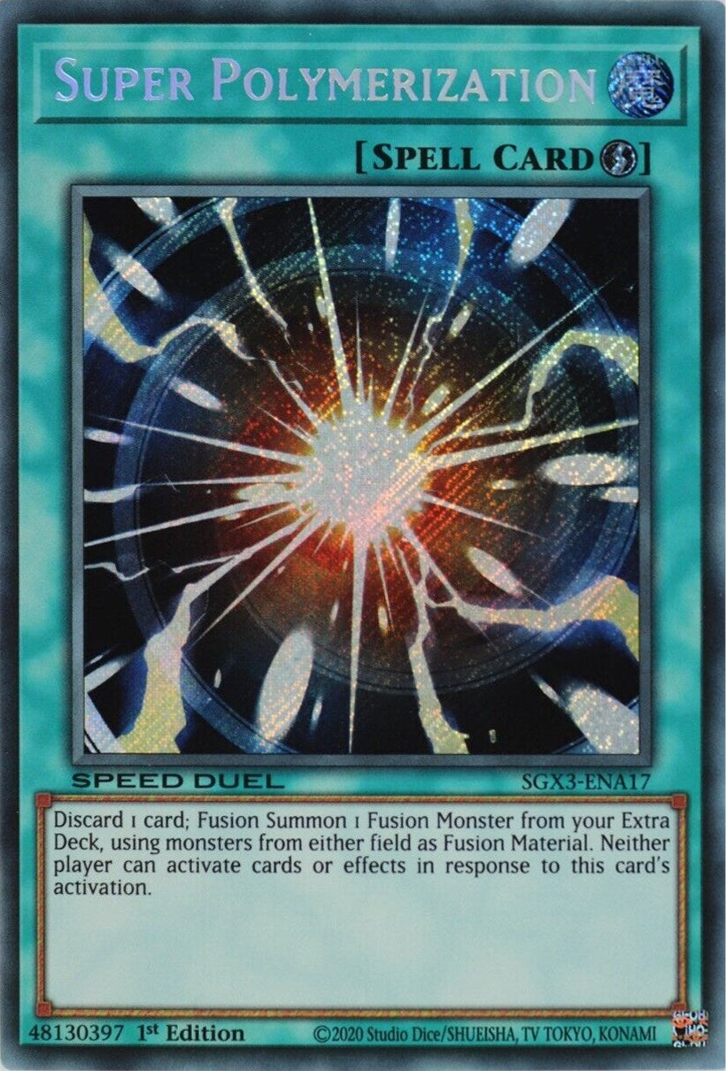 Super Polymerization [SGX3-ENA17] Secret Rare | Cracking-Singles