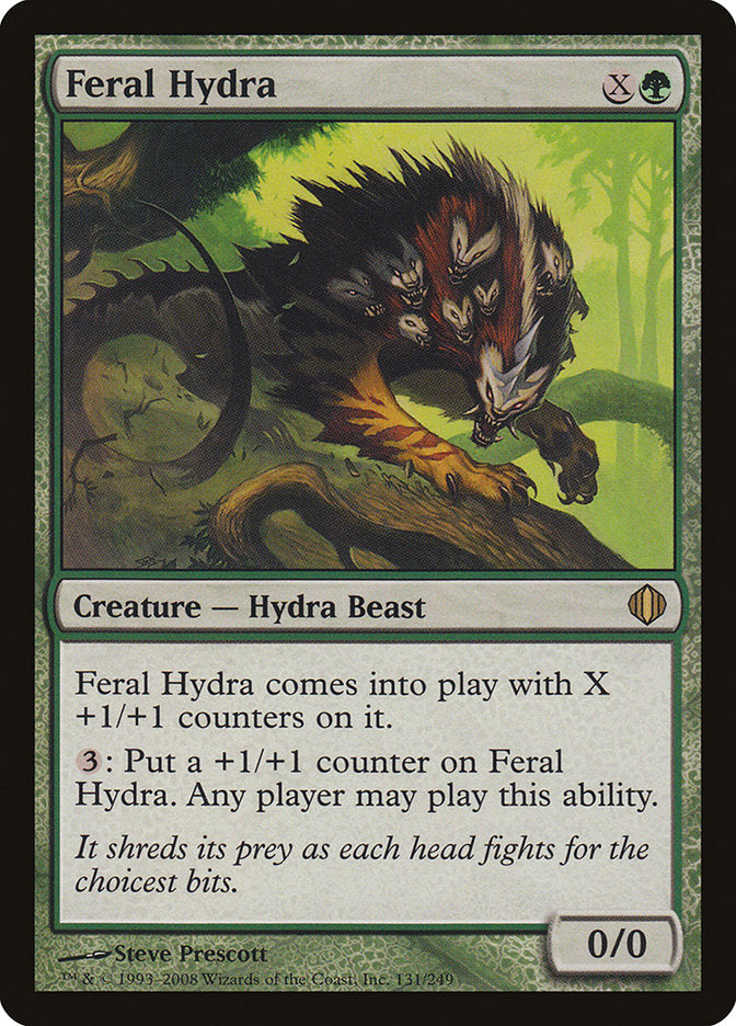 Feral Hydra (Oversized) [Oversize Cards] | Cracking-Singles