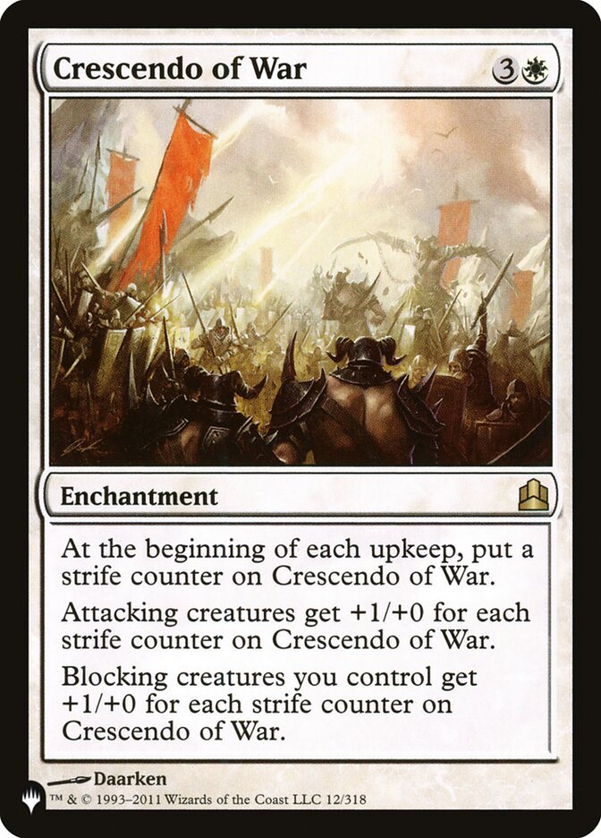 Crescendo of War [The List] | Cracking-Singles