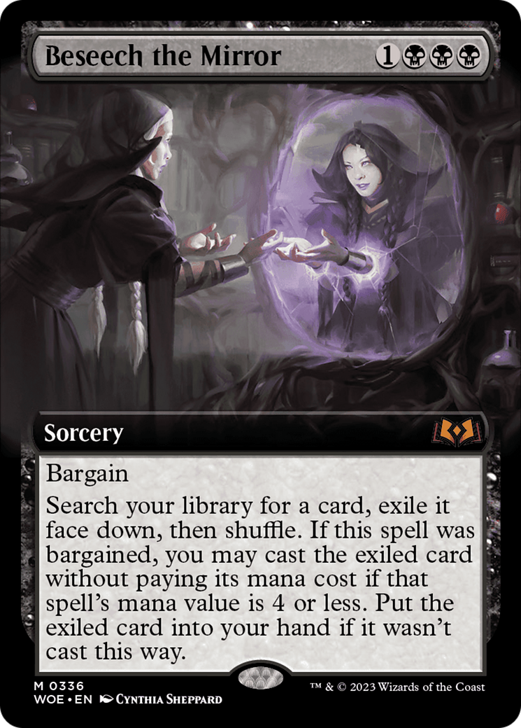 Beseech the Mirror (Extended Art) [Wilds of Eldraine] | Cracking-Singles