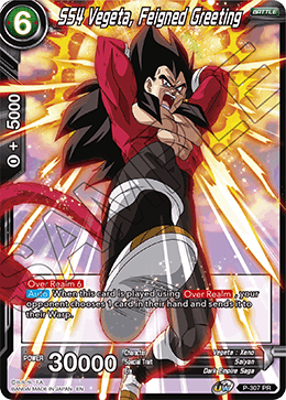 SS4 Vegeta, Feigned Greeting (P-307) [Tournament Promotion Cards] | Cracking-Singles