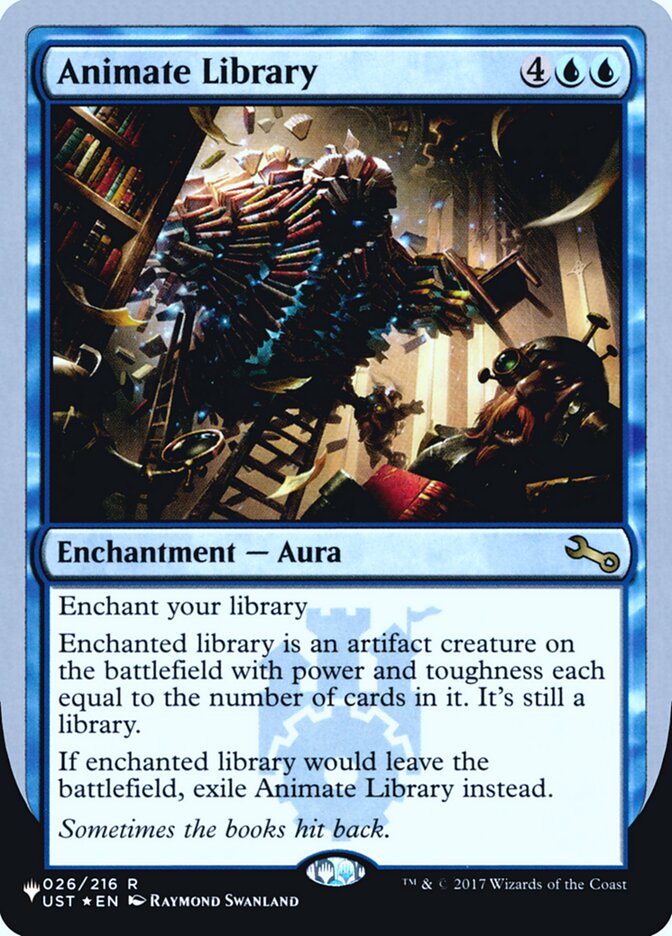 Animate Library (Unfinity Foil Edition) [The List] | Cracking-Singles