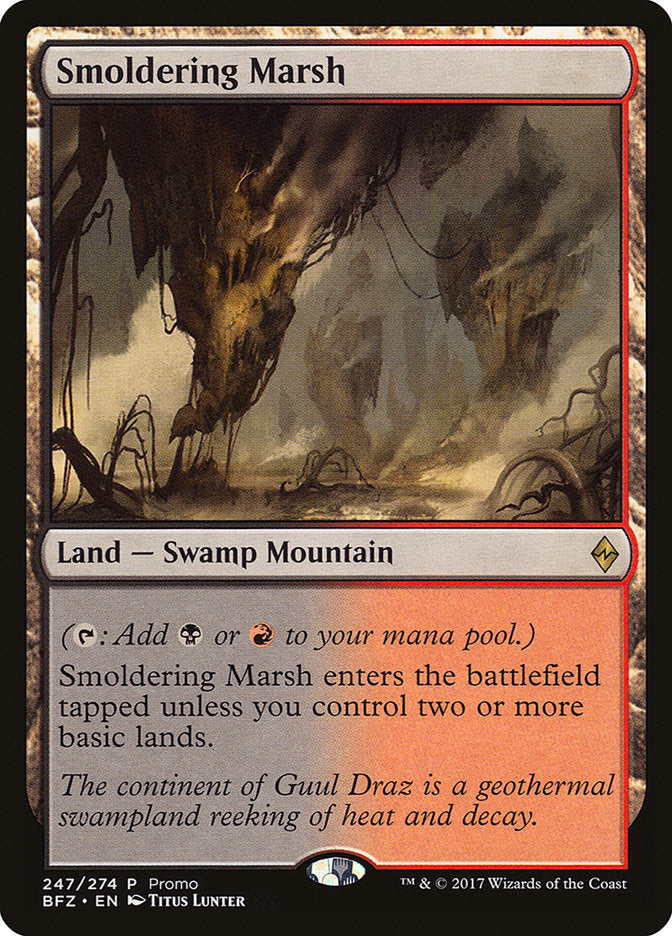 Smoldering Marsh (Promo) [Standard Showdown Promos] | Cracking-Singles