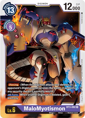 MaloMyotismon [BT3-092] (Revision Pack 2021) [Release Special Booster Promos] | Cracking-Singles