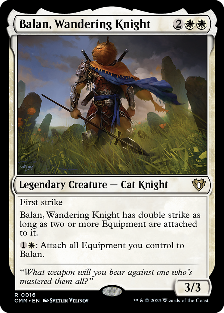 Balan, Wandering Knight [Commander Masters] | Cracking-Singles