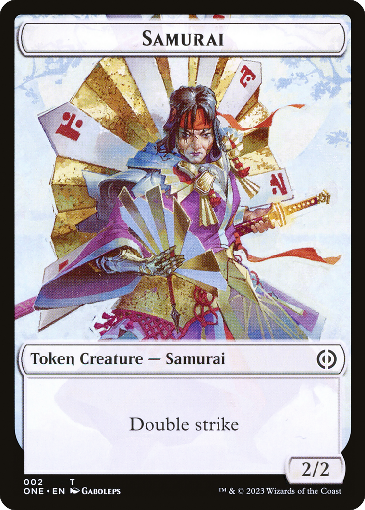 Samurai Token [Phyrexia: All Will Be One Tokens] | Cracking-Singles