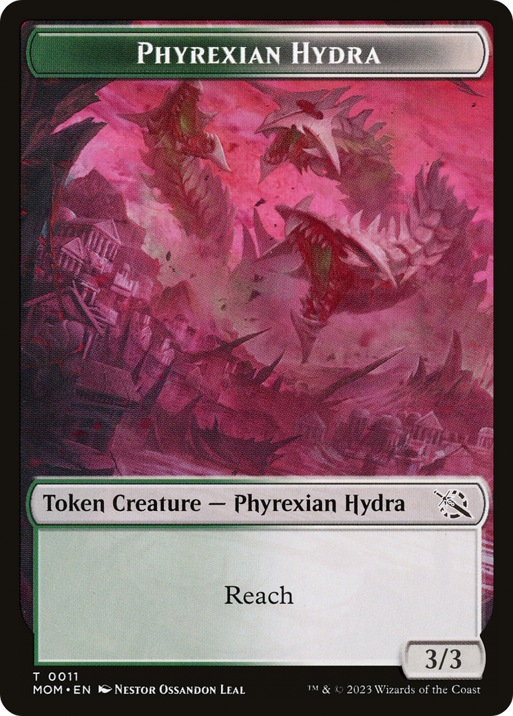 Phyrexian Myr // Phyrexian Hydra (11) Double-Sided Token [March of the Machine Tokens] | Cracking-Singles