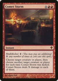 Comet Storm (Oversized) [Oversize Cards] | Cracking-Singles