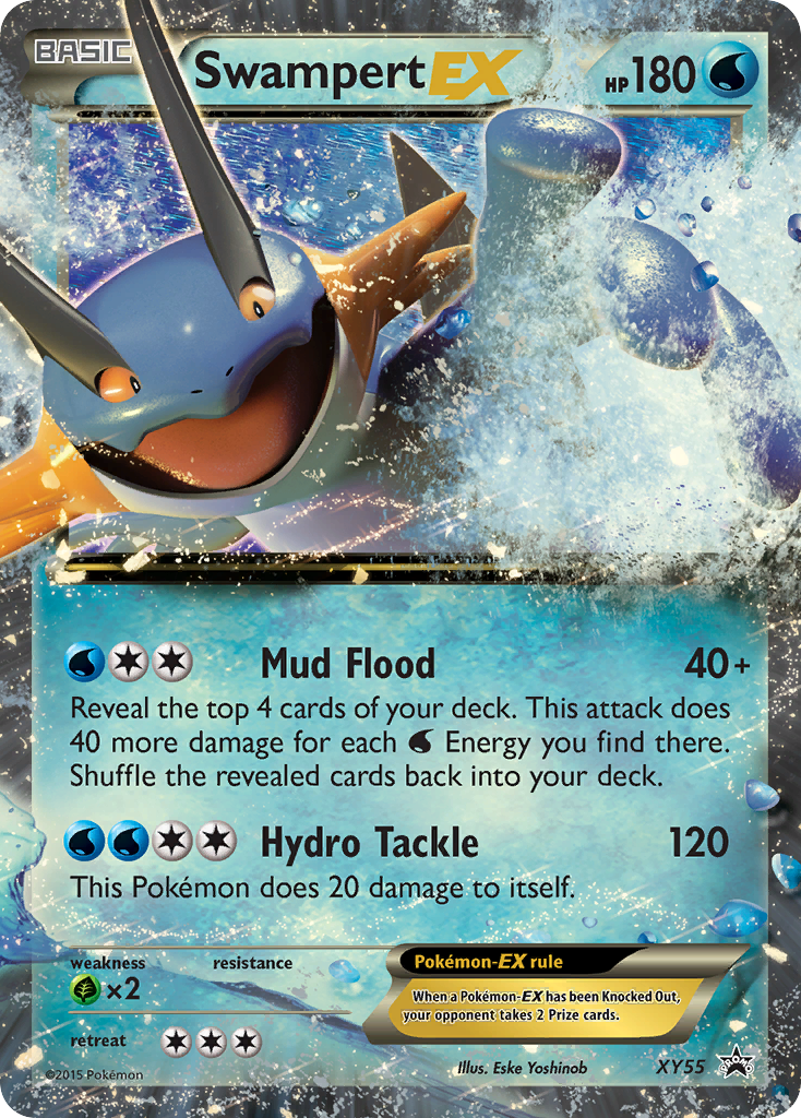 Swampert EX (XY55) [XY: Black Star Promos] | Cracking-Singles