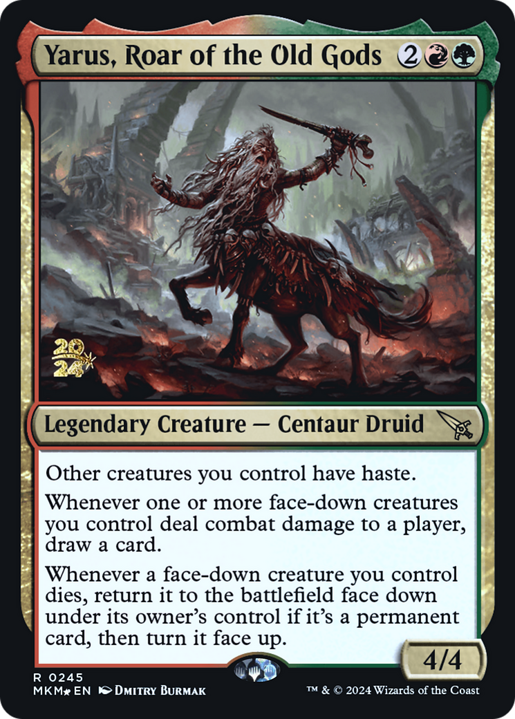 Yarus, Roar of the Old Gods [Murders at Karlov Manor Prerelease Promos] | Cracking-Singles