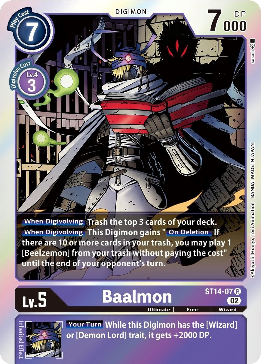 Baalmon [ST14-07] [Starter Deck: Beelzemon Advanced Deck Set] | Cracking-Singles