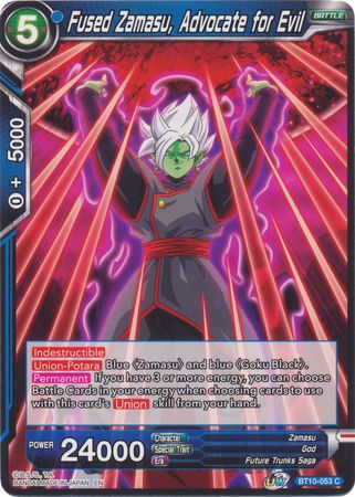 Fused Zamasu, Advocate for Evil (BT10-053) [Rise of the Unison Warrior 2nd Edition] | Cracking-Singles