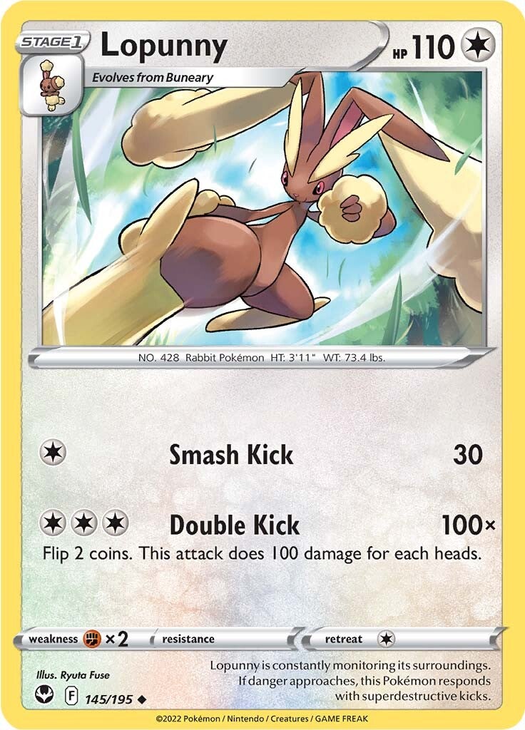 Lopunny (145/195) [Sword & Shield: Silver Tempest] | Cracking-Singles