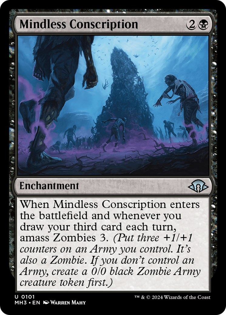 Mindless Conscription [Modern Horizons 3] | Cracking-Singles