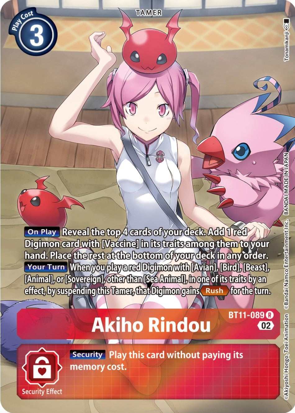 Akiho Rindou [BT11-089] (Alternate Art) [Dimensional Phase] | Cracking-Singles