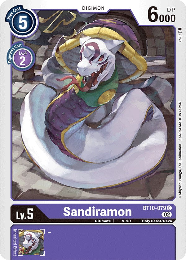 Sandiramon [BT10-079] [Xros Encounter] | Cracking-Singles