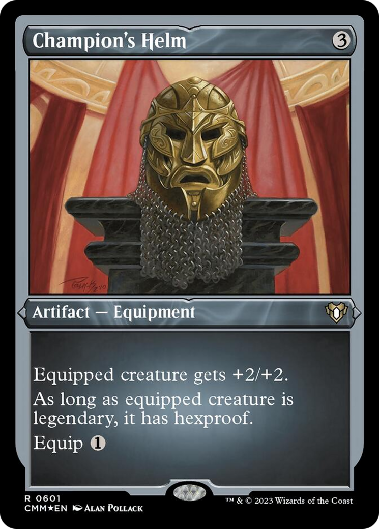 Champion's Helm (Foil Etched) [Commander Masters] | Cracking-Singles