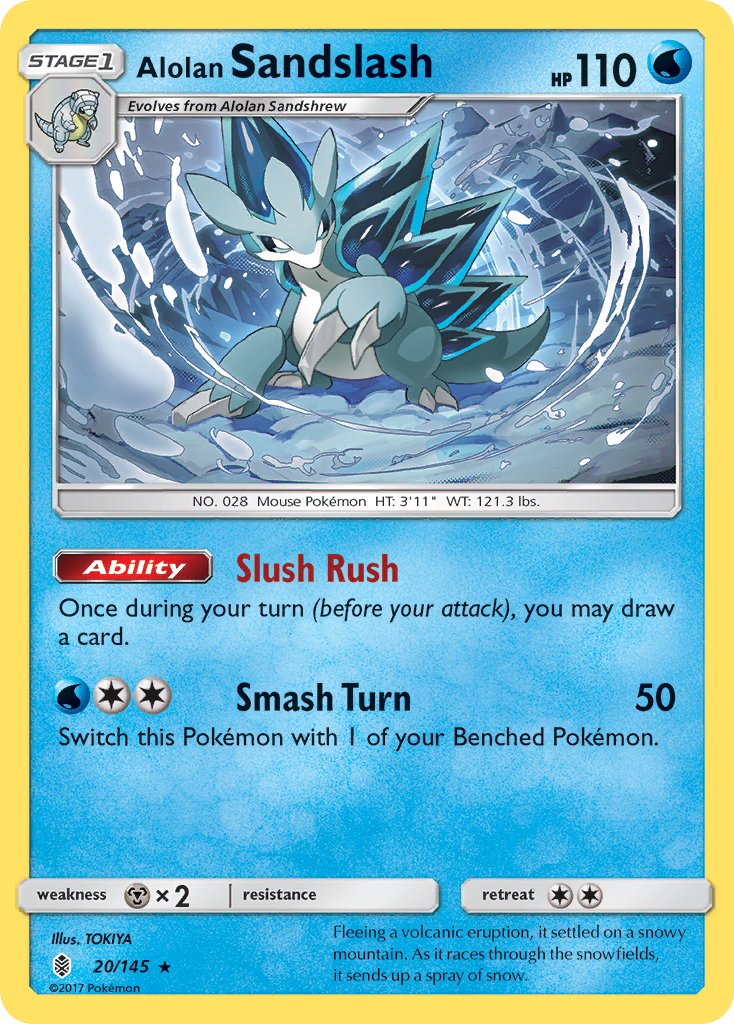 Alolan Sandslash (20/145) [Sun & Moon: Guardians Rising] | Cracking-Singles