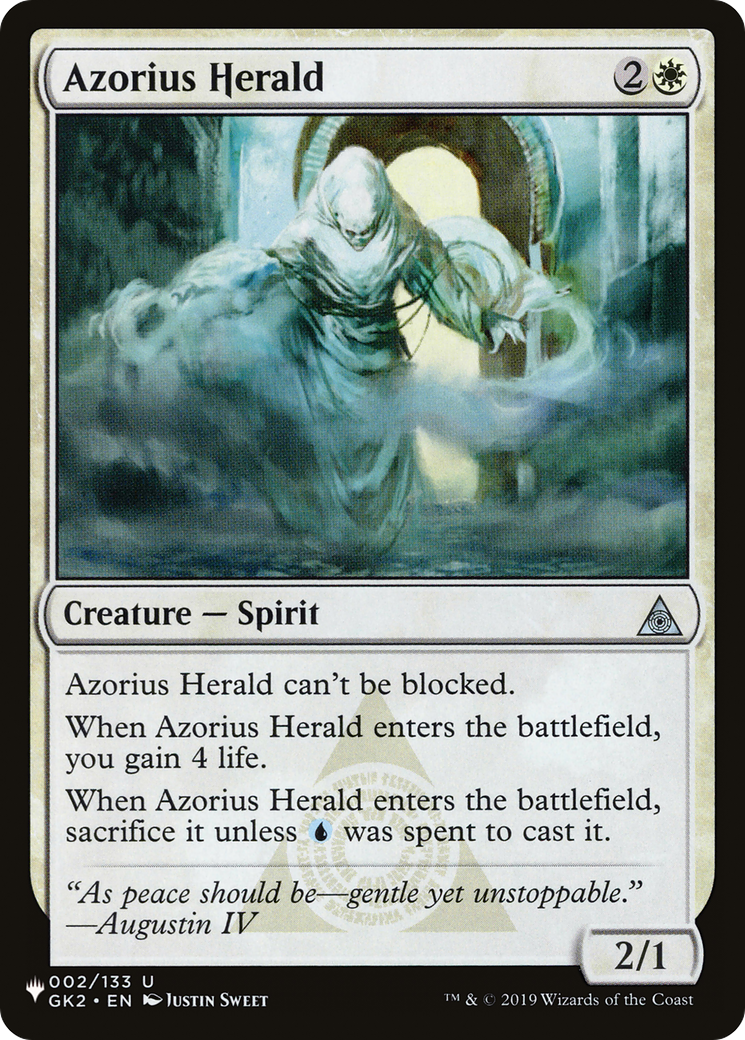 Azorius Herald [The List Reprints] | Cracking-Singles