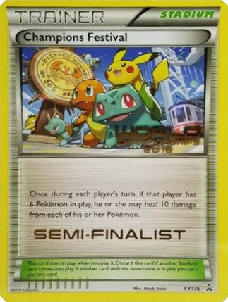 Champions Festival (XY176) (2016 Semi-Finalist) [XY: Black Star Promos] | Cracking-Singles