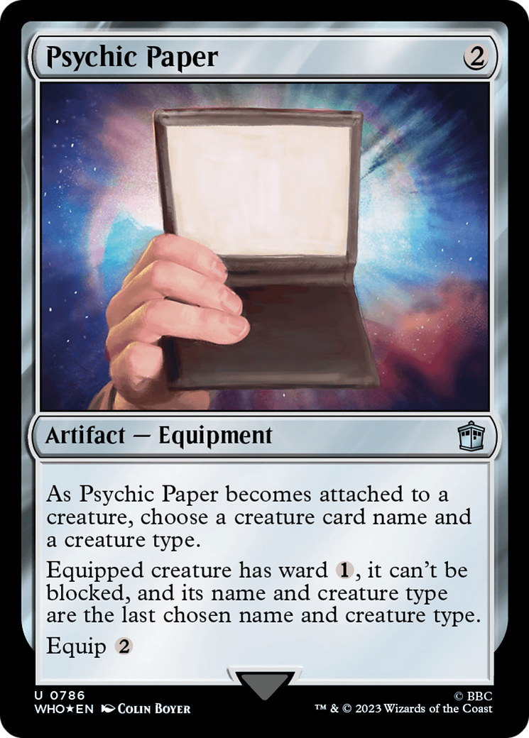 Psychic Paper (Surge Foil) [Doctor Who] | Cracking-Singles