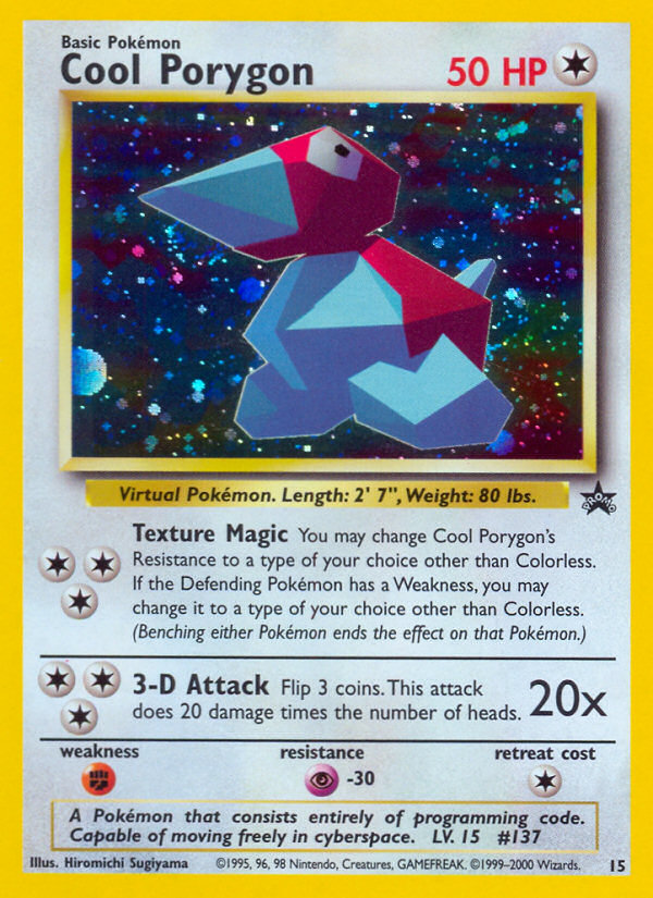 Cool Porygon (15) [Wizards of the Coast: Black Star Promos] | Cracking-Singles