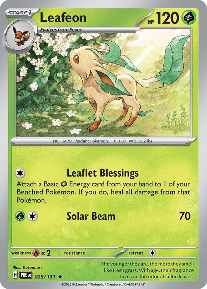 Leafeon (005/131) [Scarlet & Violet: Prismatic Evolutions] | Cracking-Singles