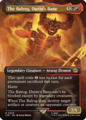 The Balrog, Durin's Bane (Borderless Alternate Art) [The Lord of the Rings: Tales of Middle-Earth] | Cracking-Singles