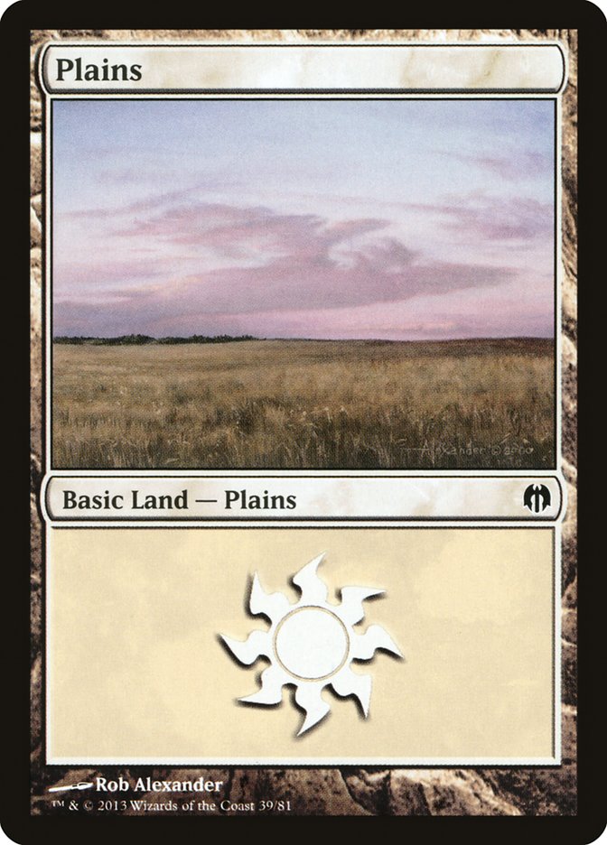 Plains (39) [Duel Decks: Heroes vs. Monsters] | Cracking-Singles