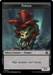 Gnome // Fungus Double-Sided Token [The Lost Caverns of Ixalan Tokens] | Cracking-Singles