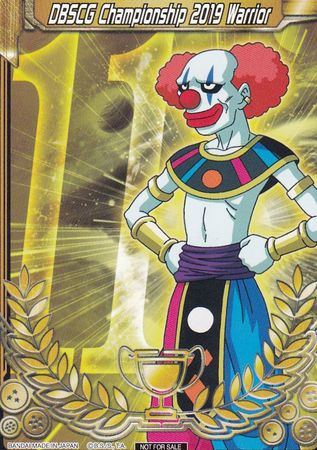 DBSCG Championship 2019 Warrior (Merit Card) - Universe 11 "Belmod" (11) [Tournament Promotion Cards] | Cracking-Singles