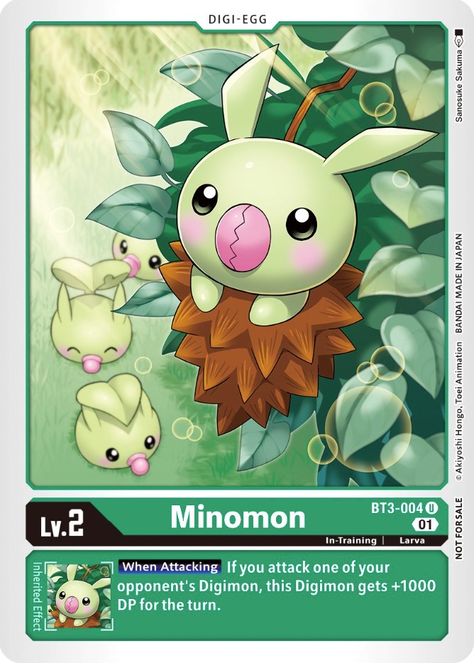 Minomon [BT3-004] (Winner Pack X Record) [Release Special Booster Promos] | Cracking-Singles