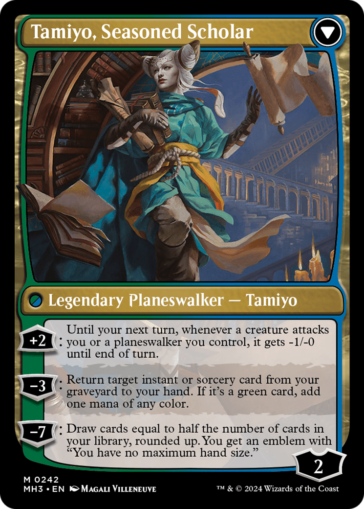 Tamiyo, Inquisitive Student // Tamiyo, Seasoned Scholar [Modern Horizons 3] | Cracking-Singles