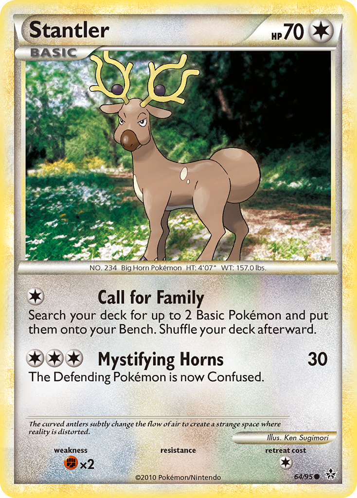 Stantler (64/95) [HeartGold & SoulSilver: Unleashed] | Cracking-Singles