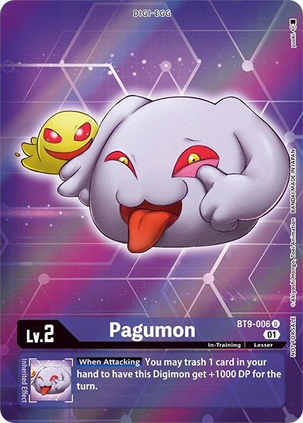 Pagumon [BT9-006] (Alternative Art - Box Topper) [X Record] | Cracking-Singles