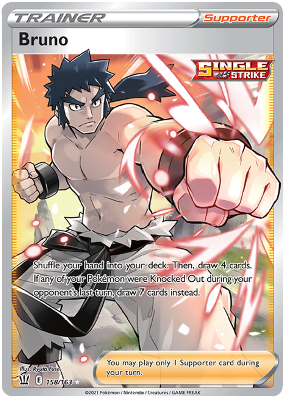 Bruno (158/163) [Sword & Shield: Battle Styles] | Cracking-Singles