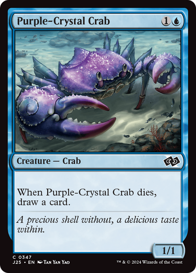 Purple-Crystal Crab [Foundations Jumpstart] | Cracking-Singles