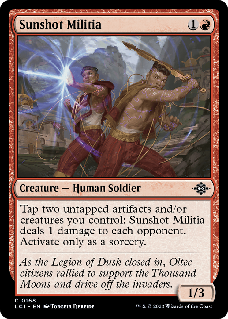 Sunshot Militia [The Lost Caverns of Ixalan] | Cracking-Singles