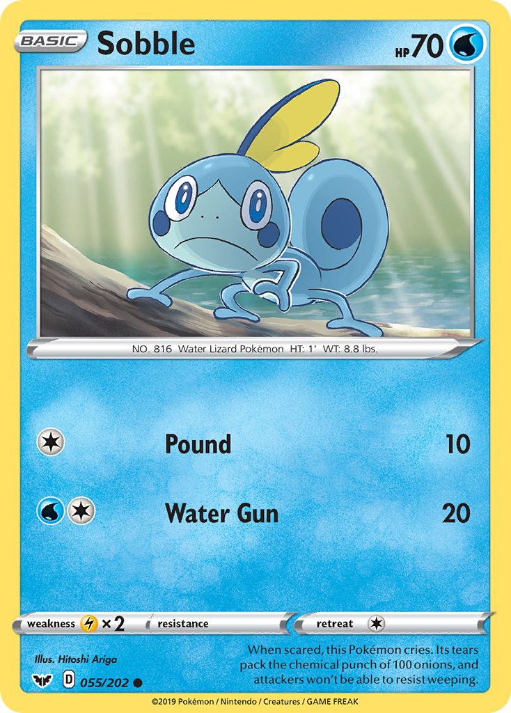 Sobble (055/202) [Sword & Shield: Base Set] | Cracking-Singles